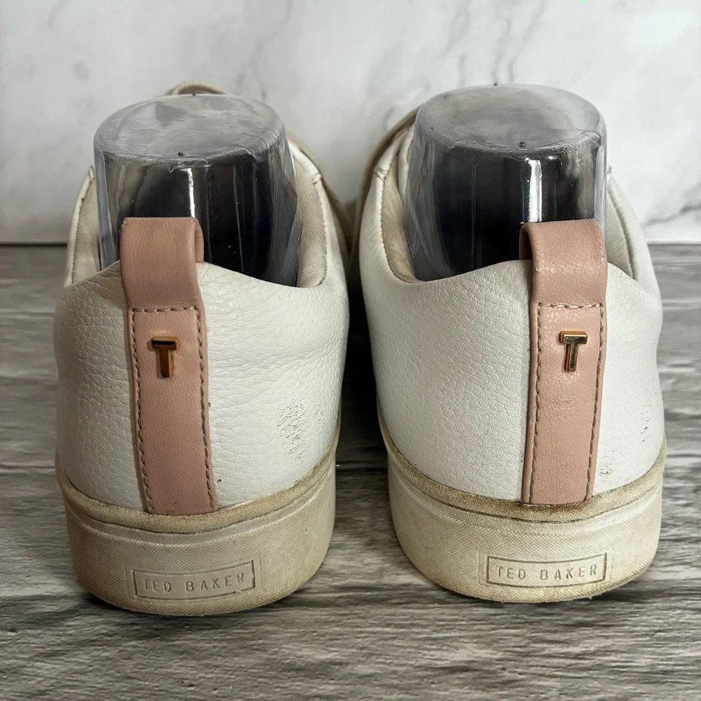 Ted Baker Bailey Leather Sneakers Size 10 - Picture 6 of 16